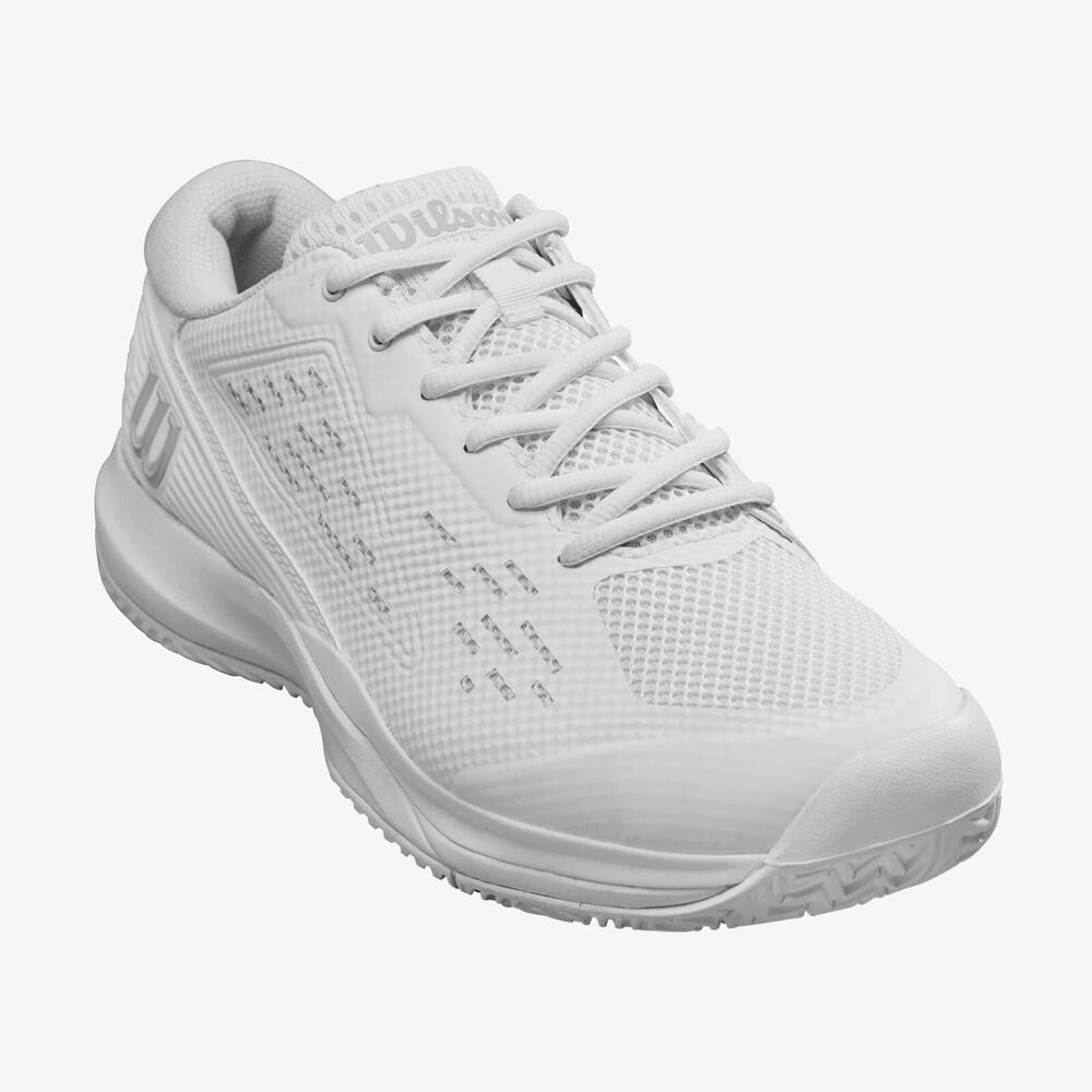 Size 10.5 - Wilson Men’s Rush Pro Ace Pickler White/White/White